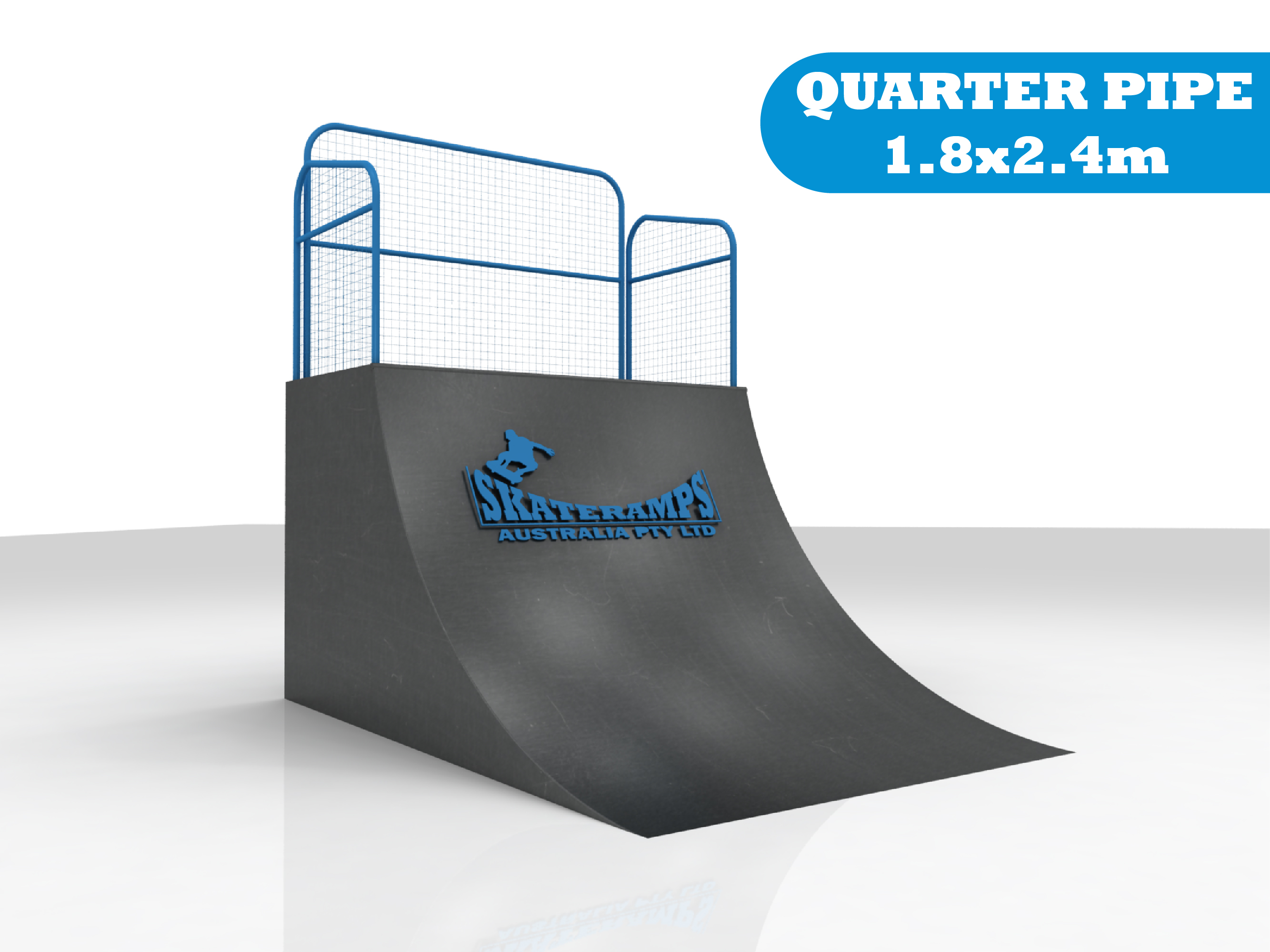 scooter quarter pipe
